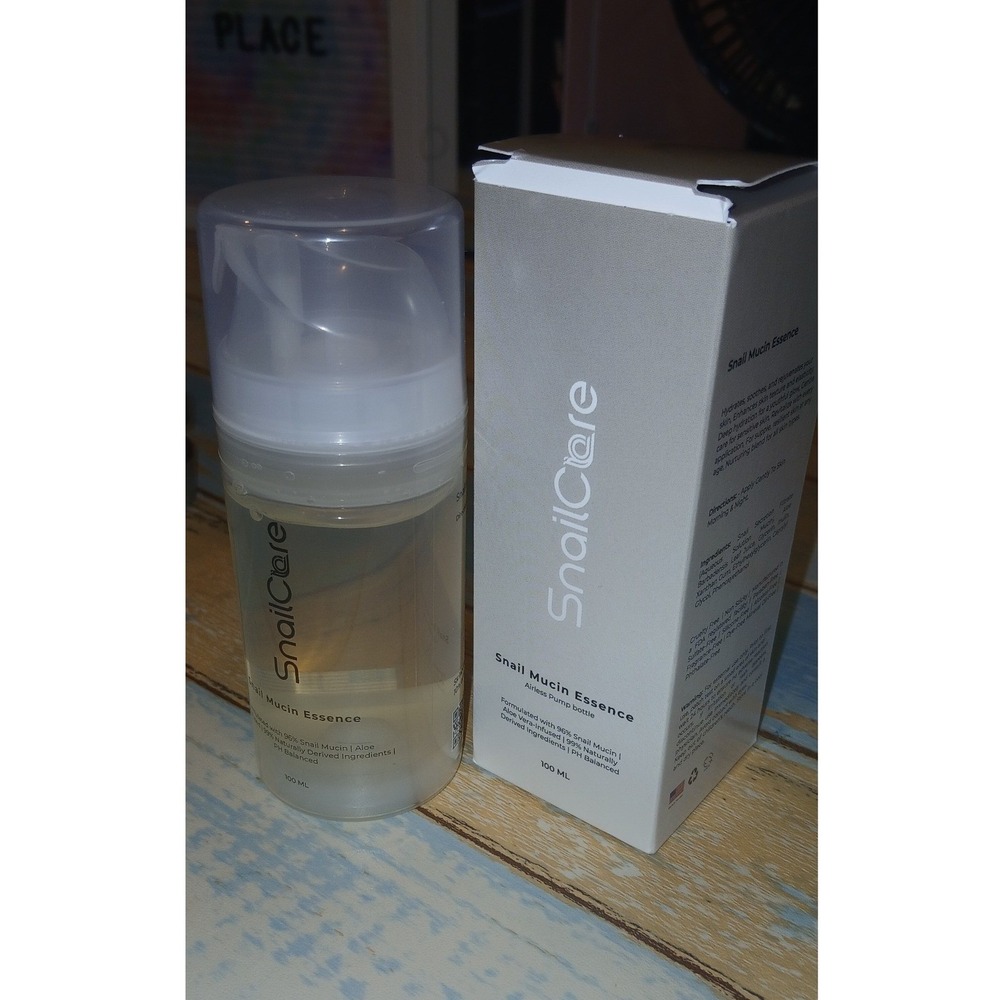 SnailCare Snail Mucin Essence Airless Pump Bottle 100ml Hydrating Rejuvenating